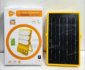 Solar Charging Emergency Light Fa - 7002b