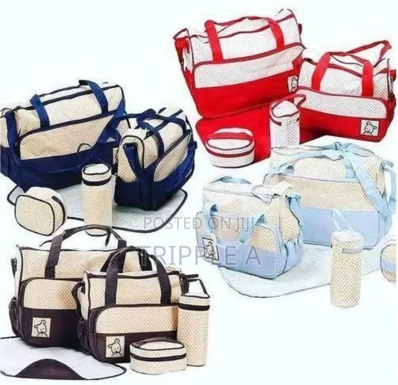 Generic New Design 5 in 1 Baby Diaper Bag