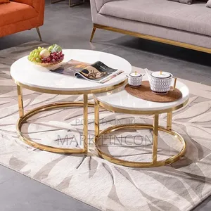 2pc Modern Nesting Bree Coffee Table Set
