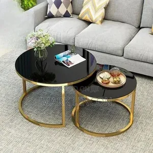 2pc Modern Nesting Bree Coffee Table Set