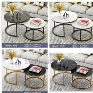2pc Modern Nesting Bree Coffee Table Set