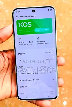 New Infinix Hot 60 Pro+ 256 GB Silver