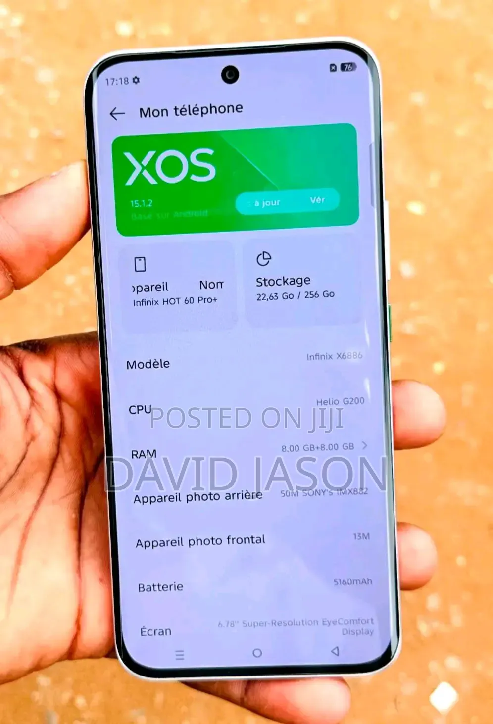 New Infinix Hot 60 Pro+ 256 GB Silver