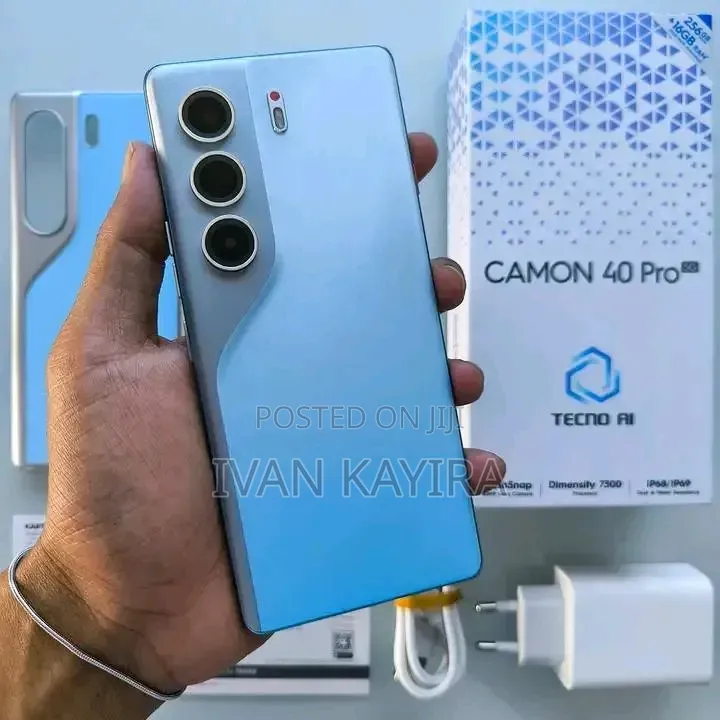 New Tecno Camon 40 Pro 5G 256 GB Blue
