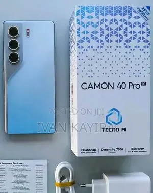 New Tecno Camon 40 Pro 5G 256 GB Blue