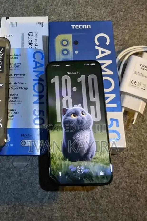 New Tecno Camon 50 Ultra 512 GB Black