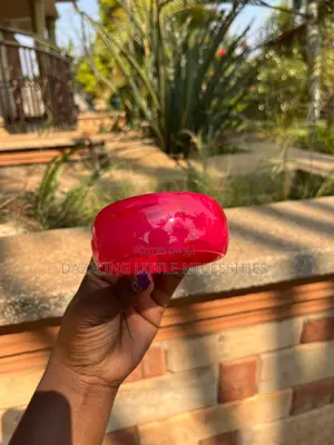 Hot Pink Acrylic Bangle for Women