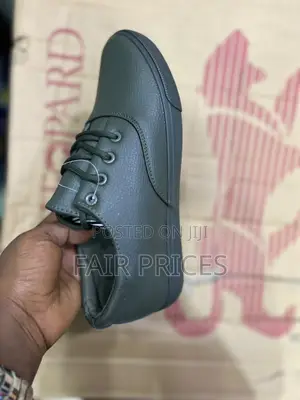 Men’S Leopard Leather Sneakers