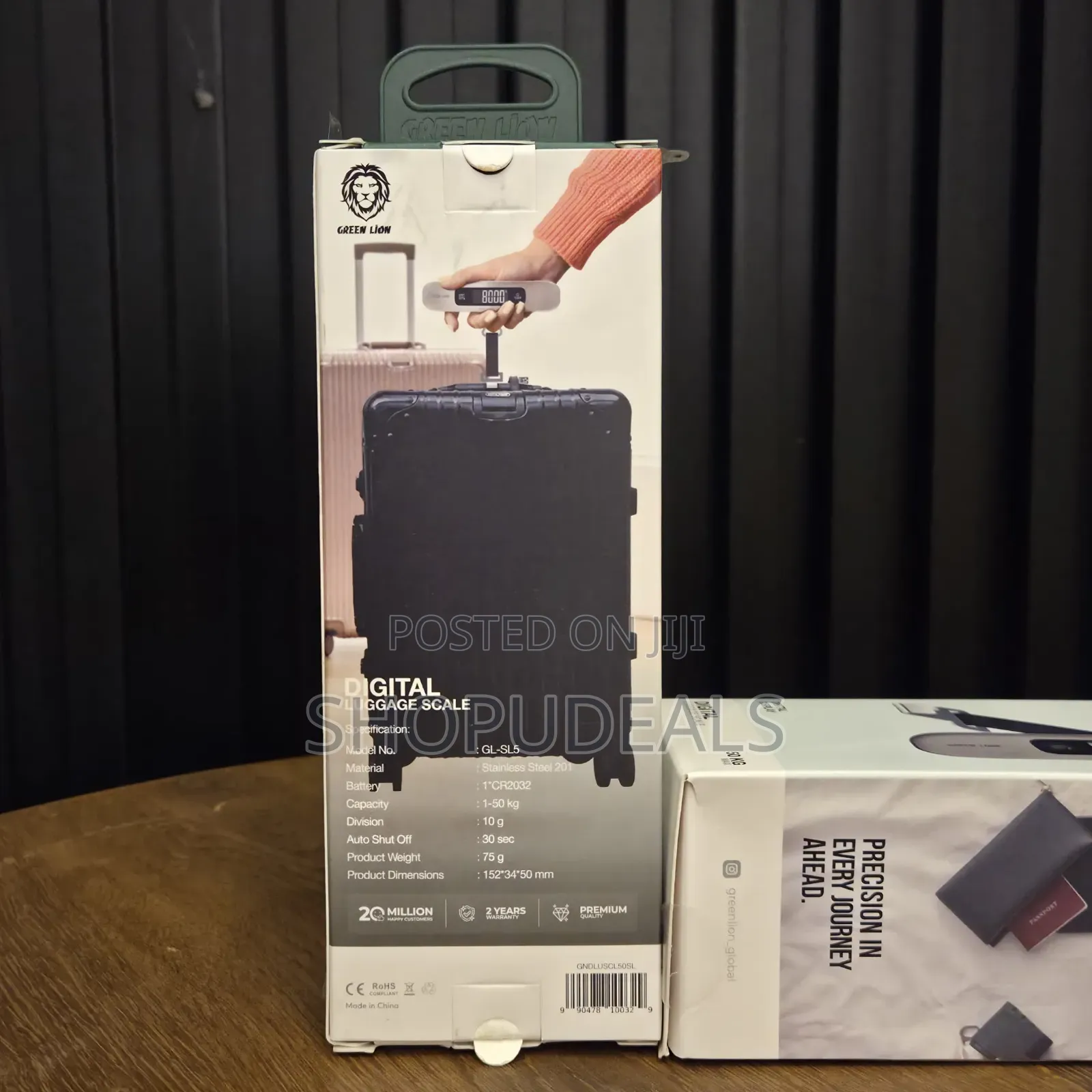 Green Lion Digital Luggage Scale - Silver
