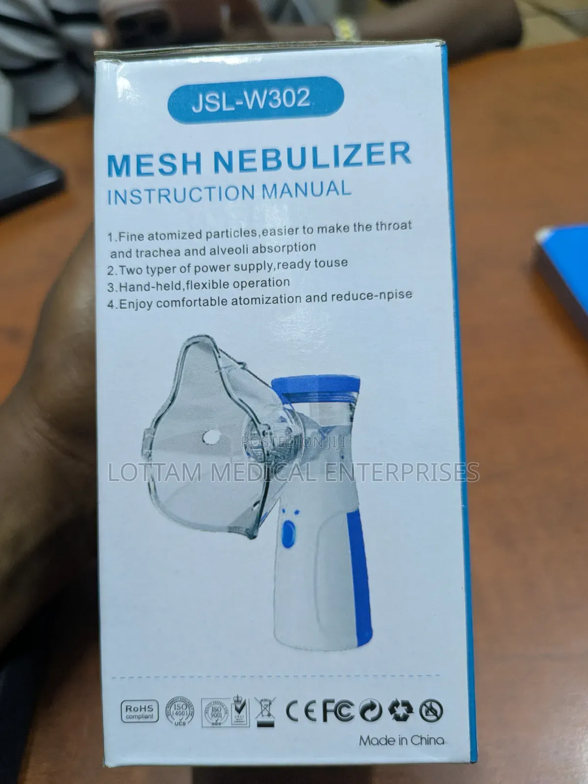 Portable Mesh Nebulizer