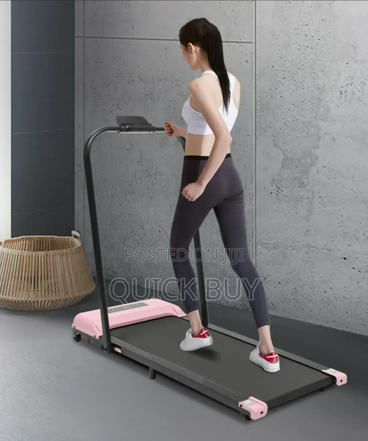 Foldable 2-in-1 Walking Pad Treadmill