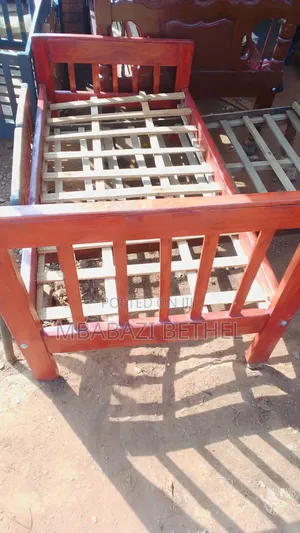 3by6 Wooden Bed in Good Condition Readily Available for Sale