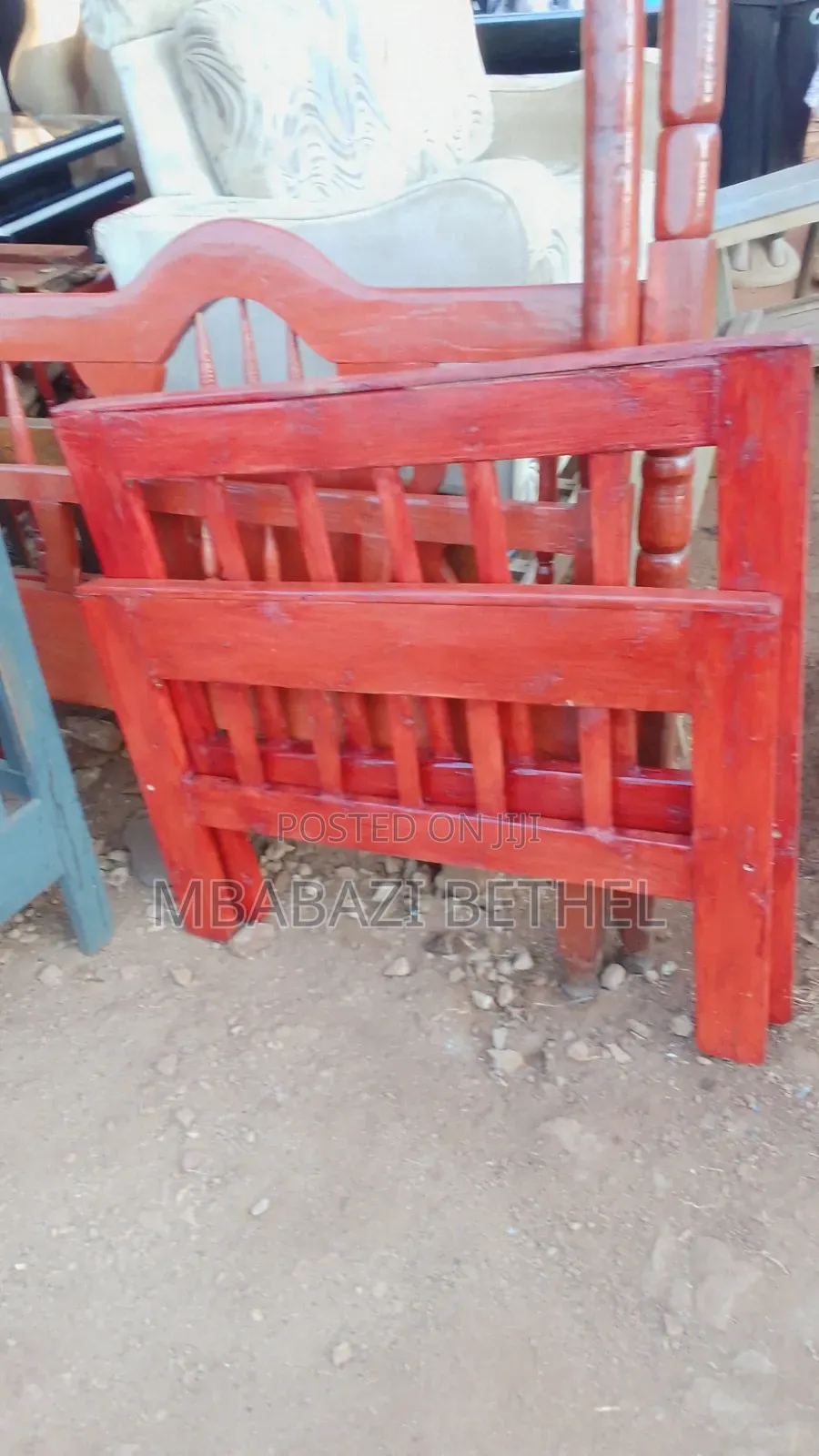 3by6 Wooden Bed in Good Condition Readily Available for Sale