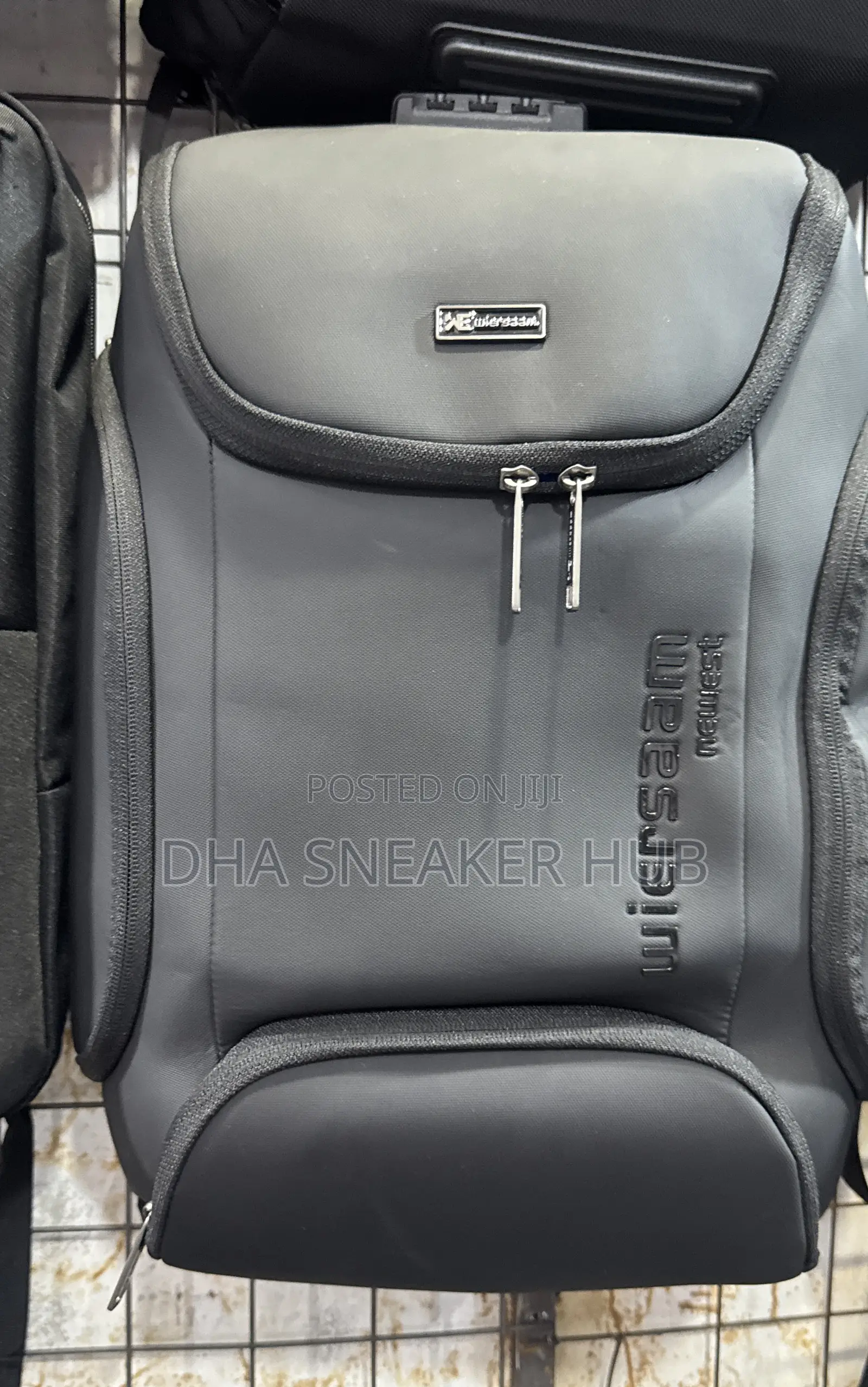 Wiesaam Anti Theft Laptop Bag Grey