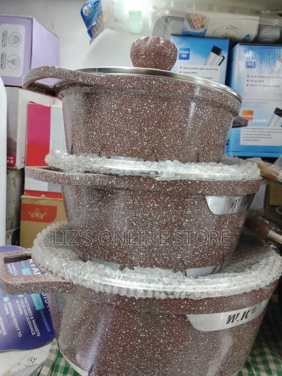 W.K. Granite Coating Cookware Set