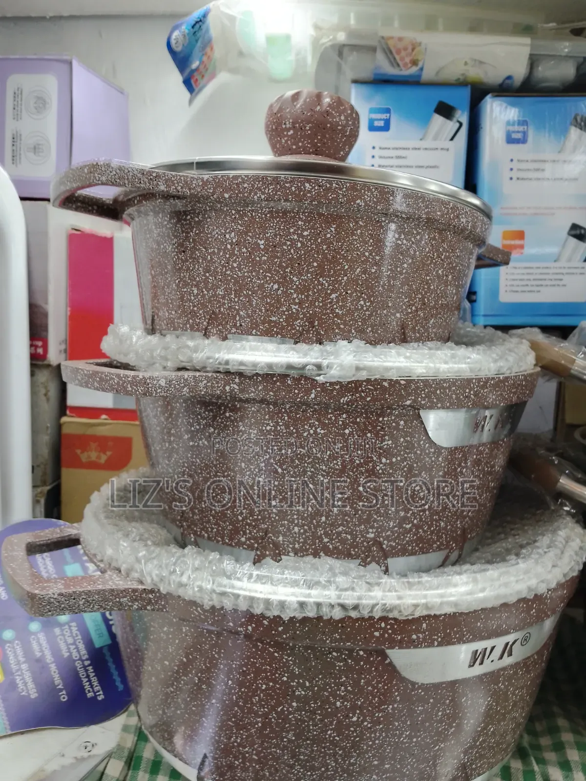 W.K. Granite Coating Cookware Set
