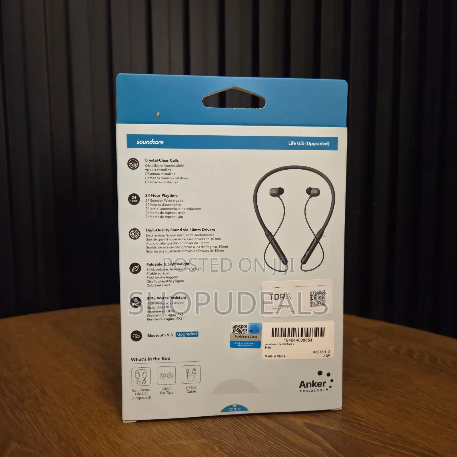 Anker Soundcore Life U2i Upgraded – Wireless Bluetooth Neckband Headph