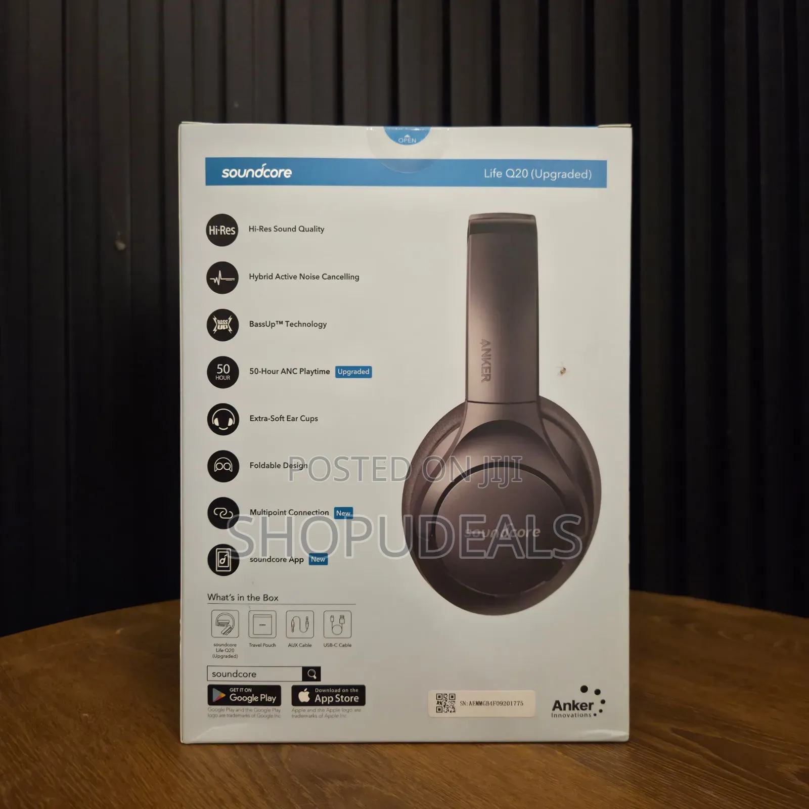 Soundcore Anker Life Q20 Hybrid Active Noise Cancelling