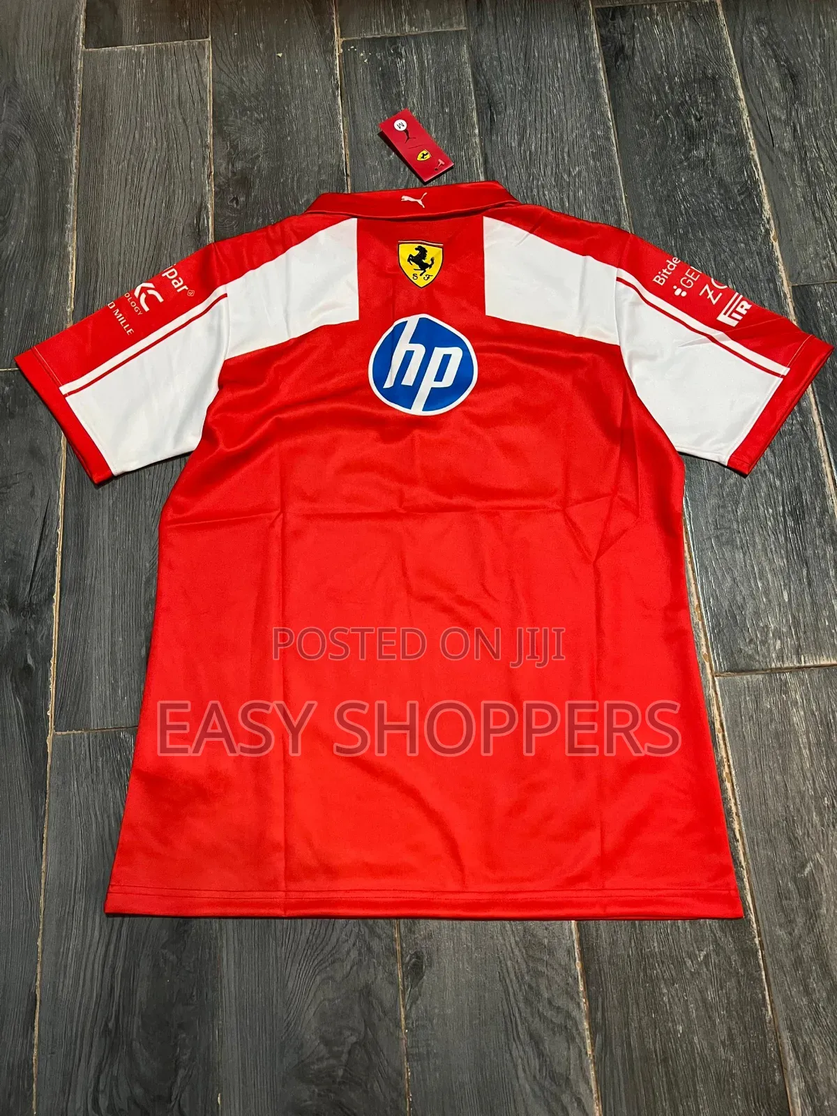Official 2026 Scuderia Ferrari Hp F1 Team Replica Polo Shirt