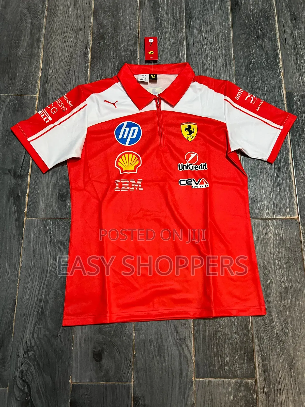 Official Puma Scuderia Ferrari F1 Team Replica Polo Shirt