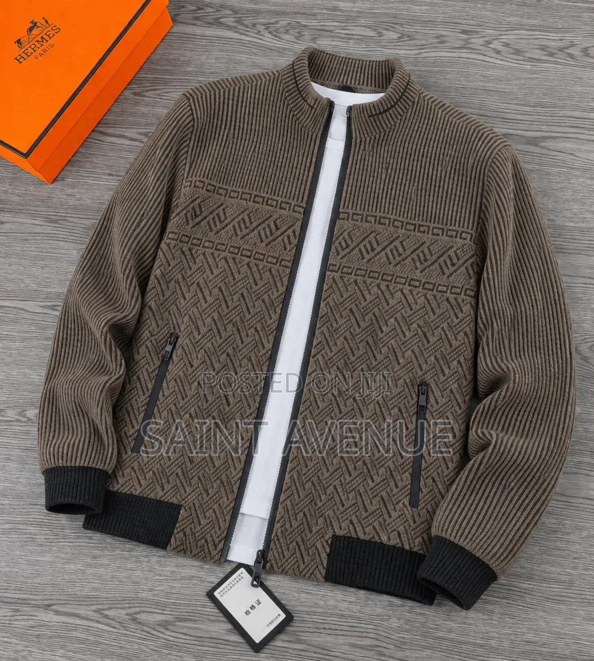 Executive Woolen Knit Jacket