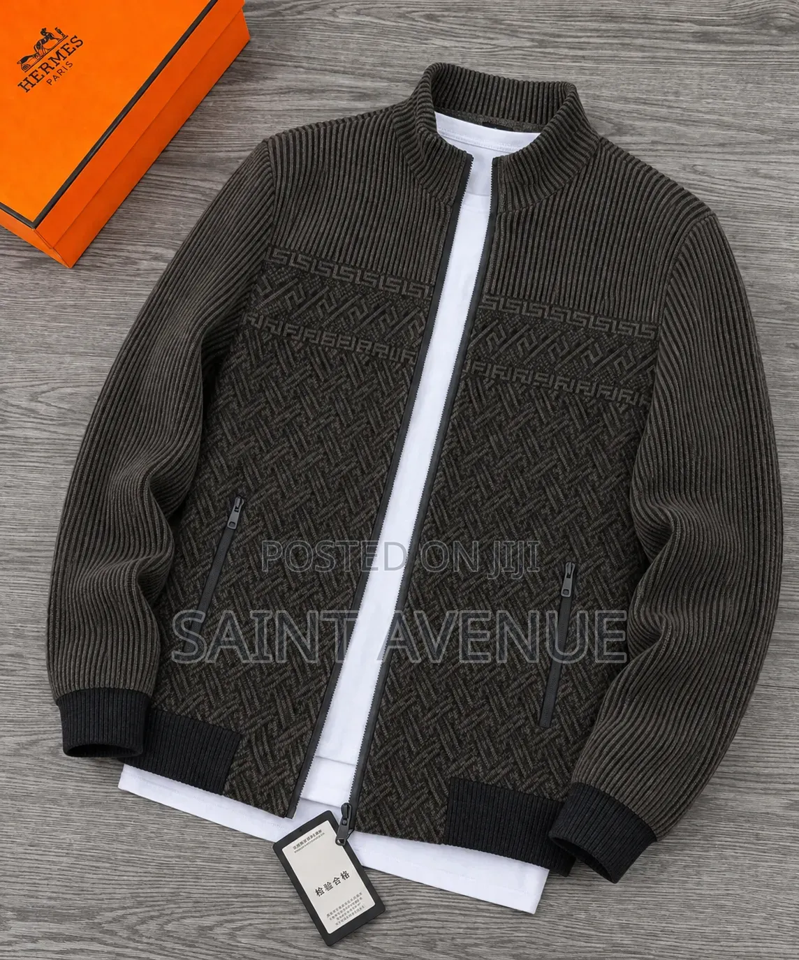 Executive Woolen Knit Jacket