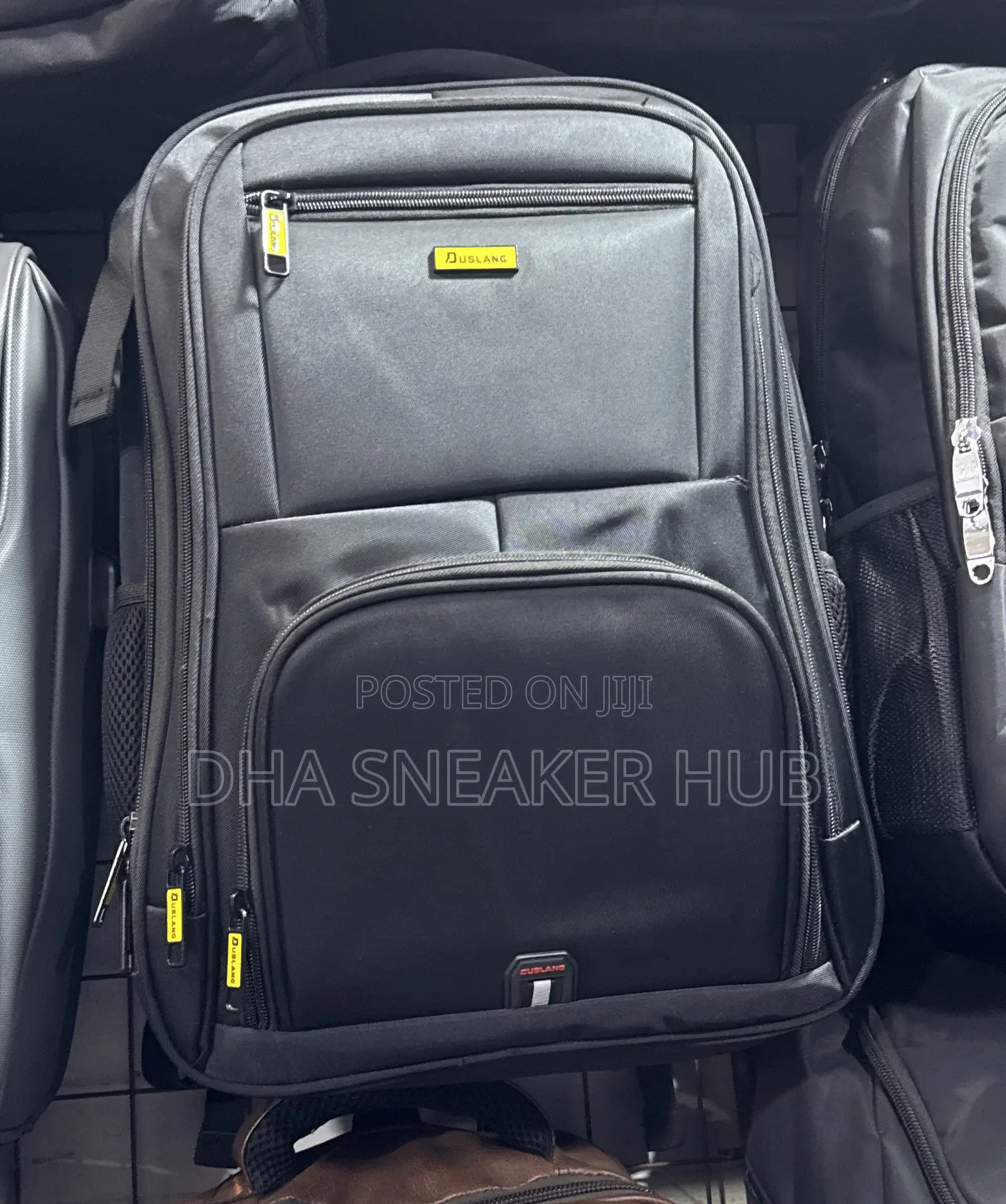 Duslang Yellow Zip Laptop Bag