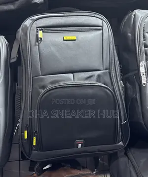 Duslang Yellow Zip Laptop Bag