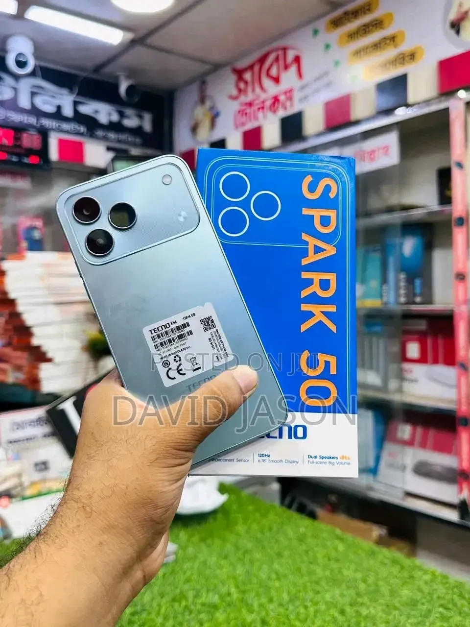 New Tecno Spark 50 128 GB Gray