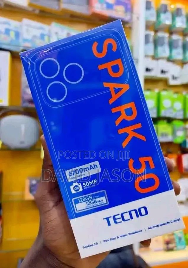 New Tecno Spark 50 128 GB Gray