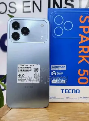 New Tecno Spark 50 128 GB Gray