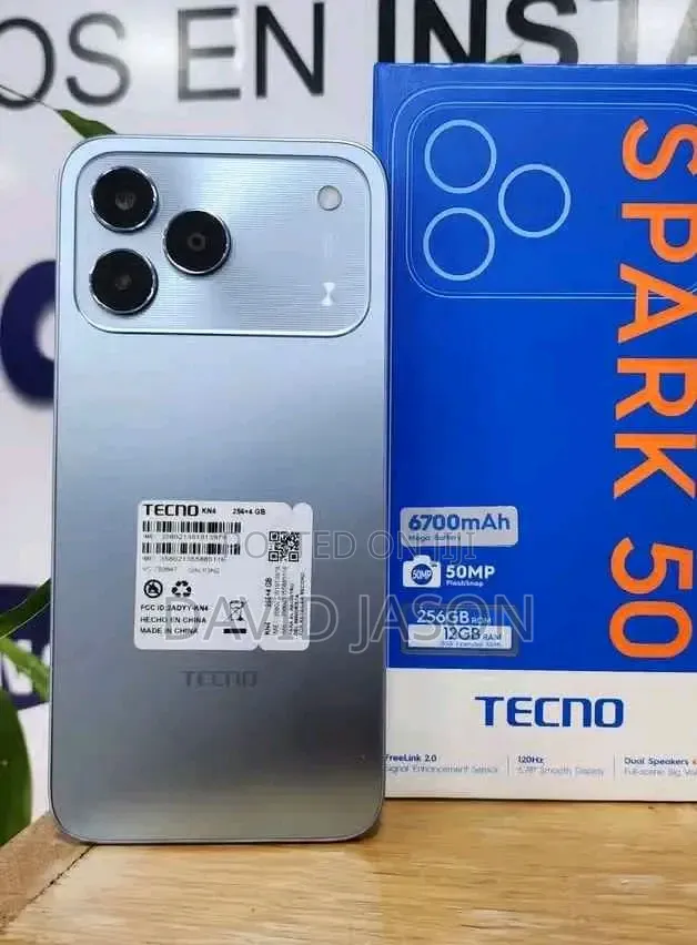 New Tecno Spark 50 128 GB Gray
