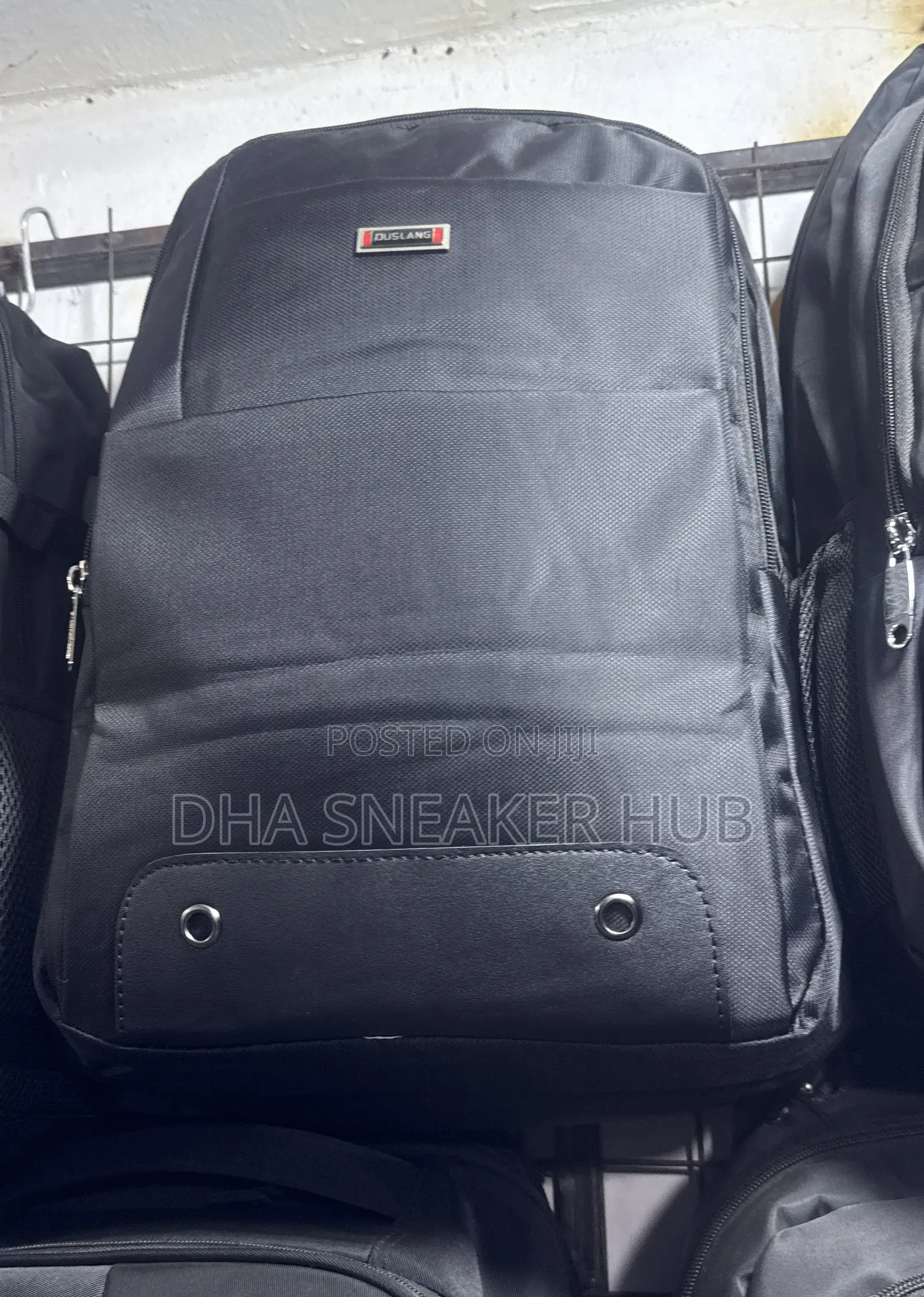 Duslang Black Big Laptop Bag