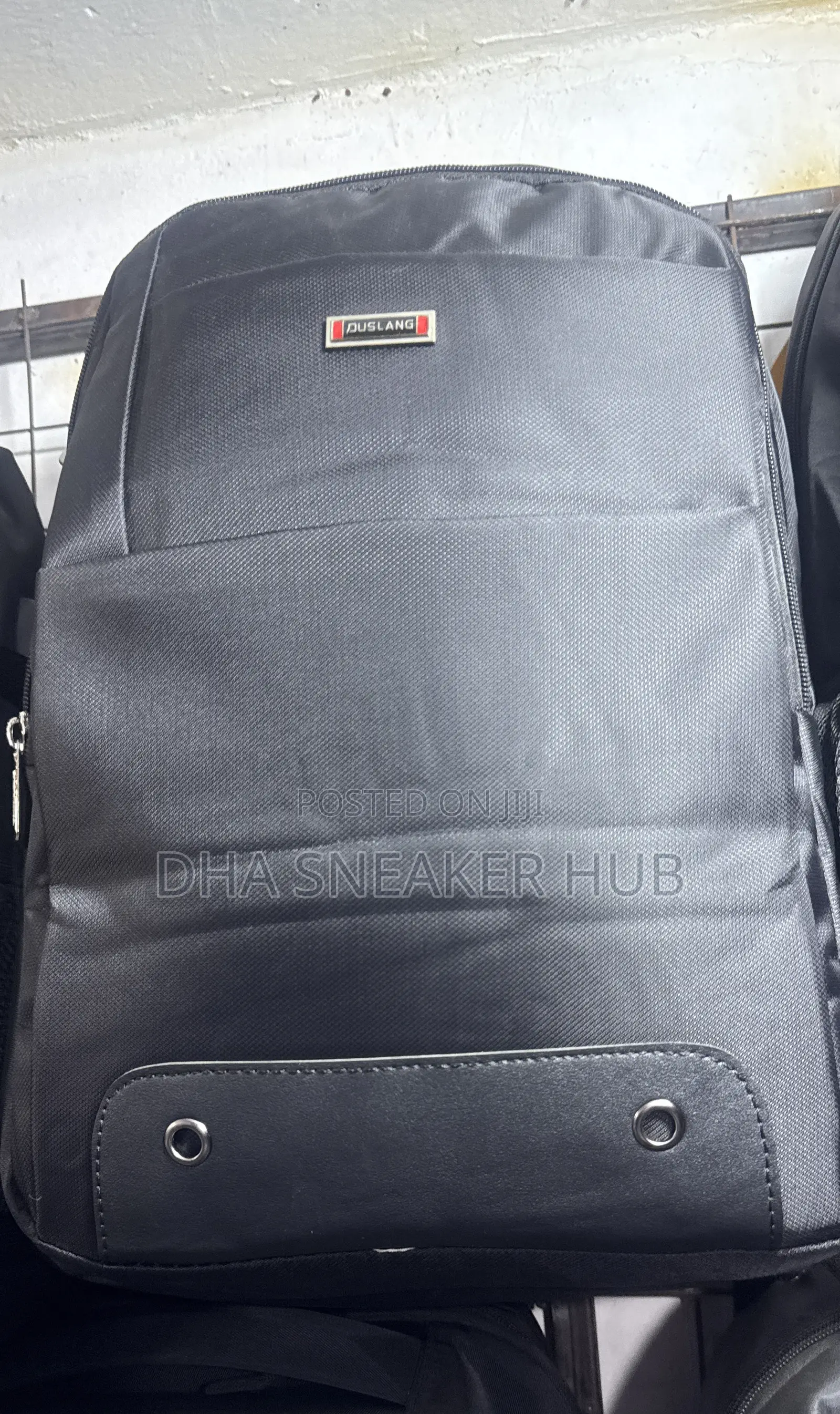 Duslang Black Big Laptop Bag