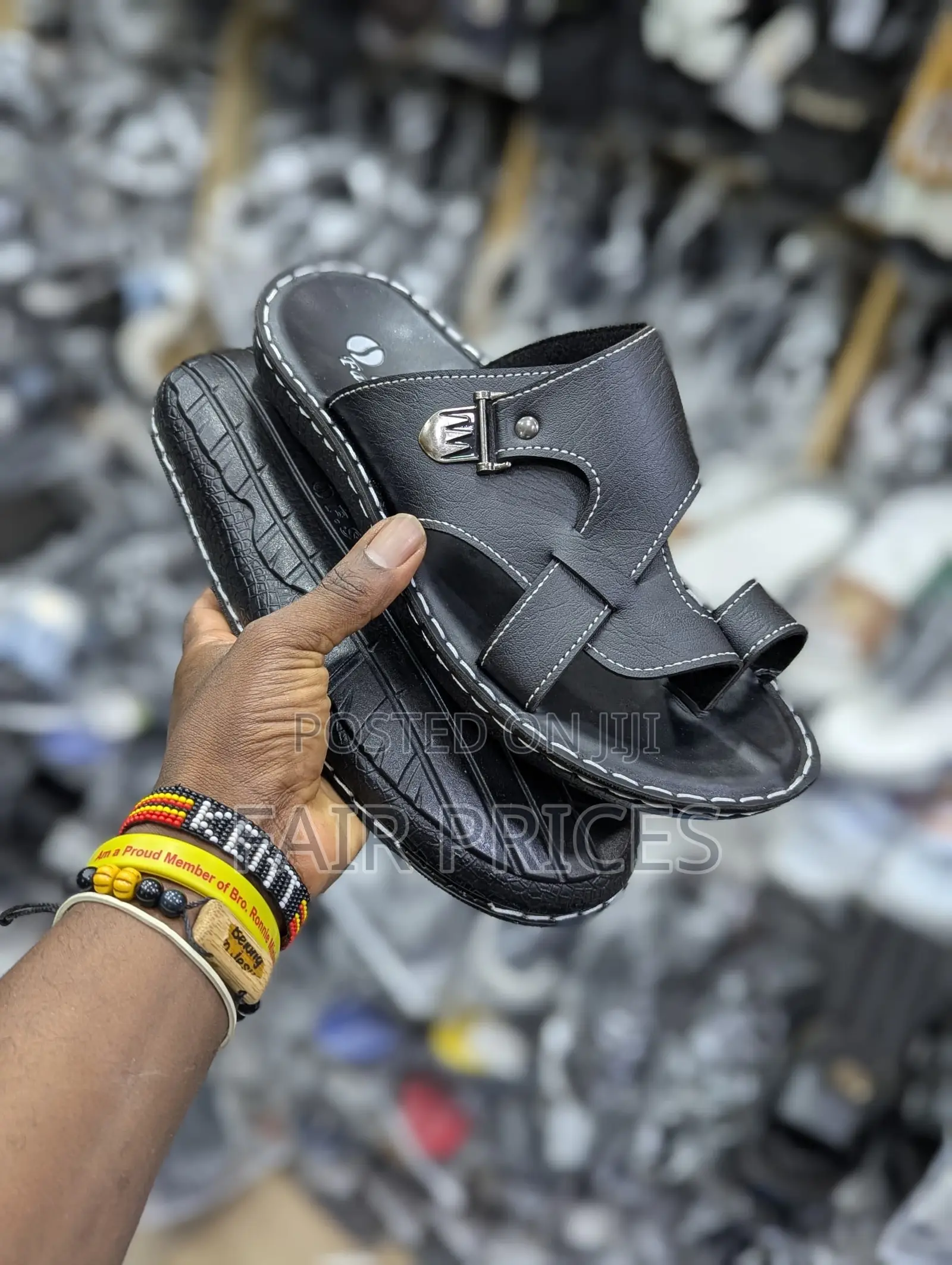 Men’S Gentle Leather Sandals 40-45