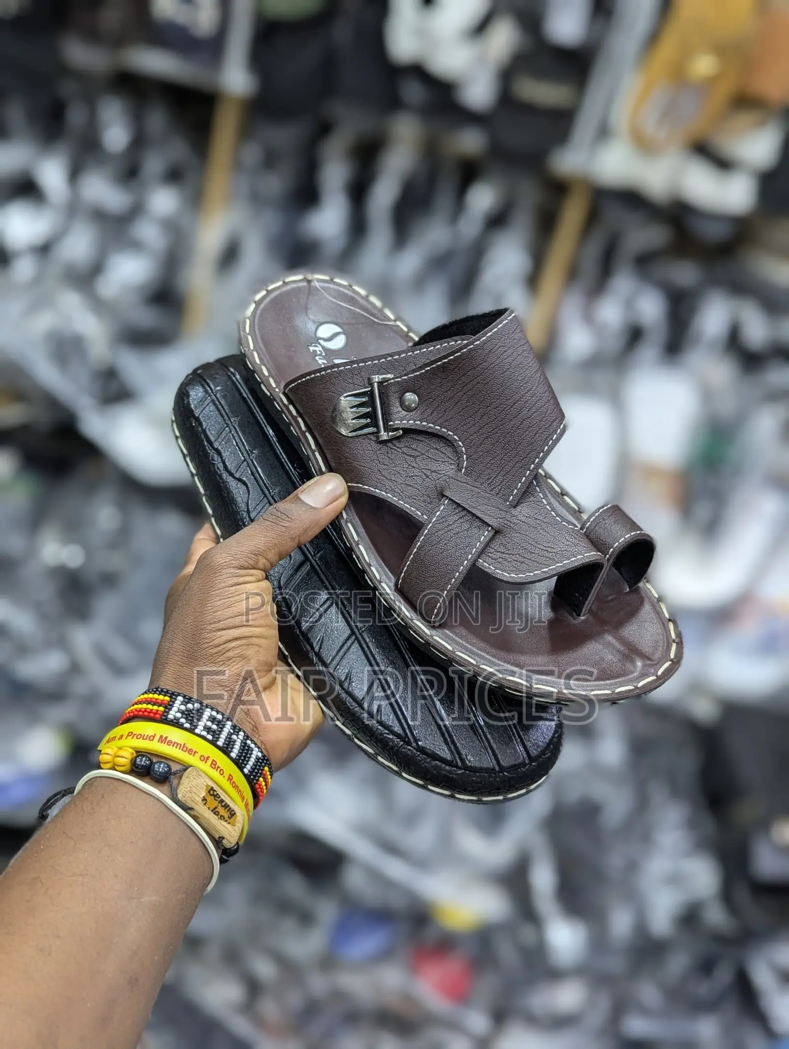 Men’S Gentle Leather Sandals 40-45