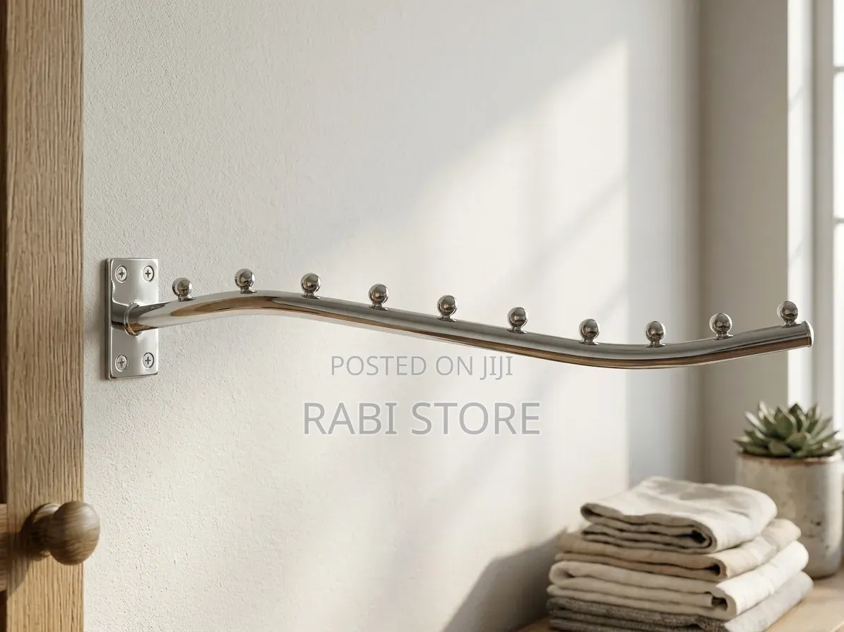 Hanger Holder Rod - With 10 Hooks