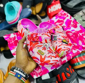 Bape X Crocs Limited Edition Camo Clogs