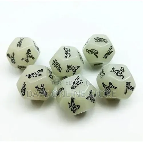 Luminous Couple Dice – Glow-in-the-Dark Fun Dice Game for Couples
