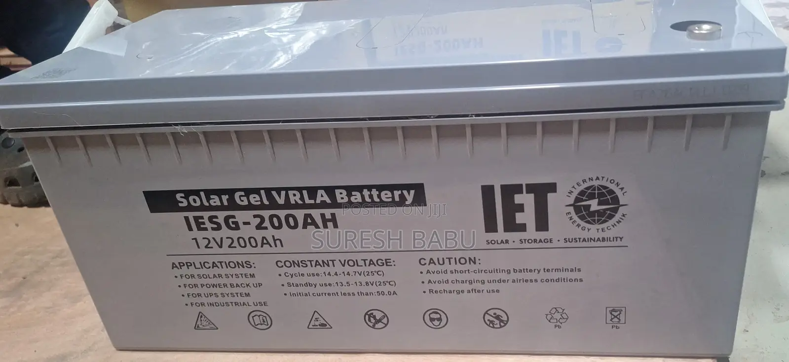 200ah 12v Gel Vrla Battery