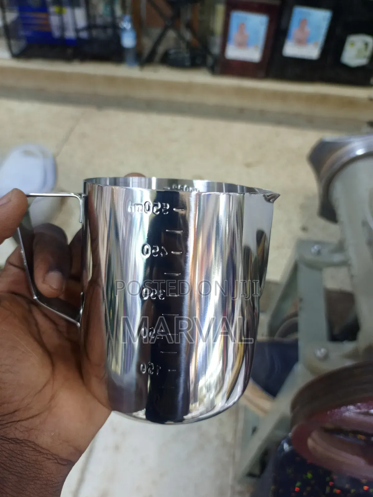 Stainless Steel Milk Frothing Jug 550ml