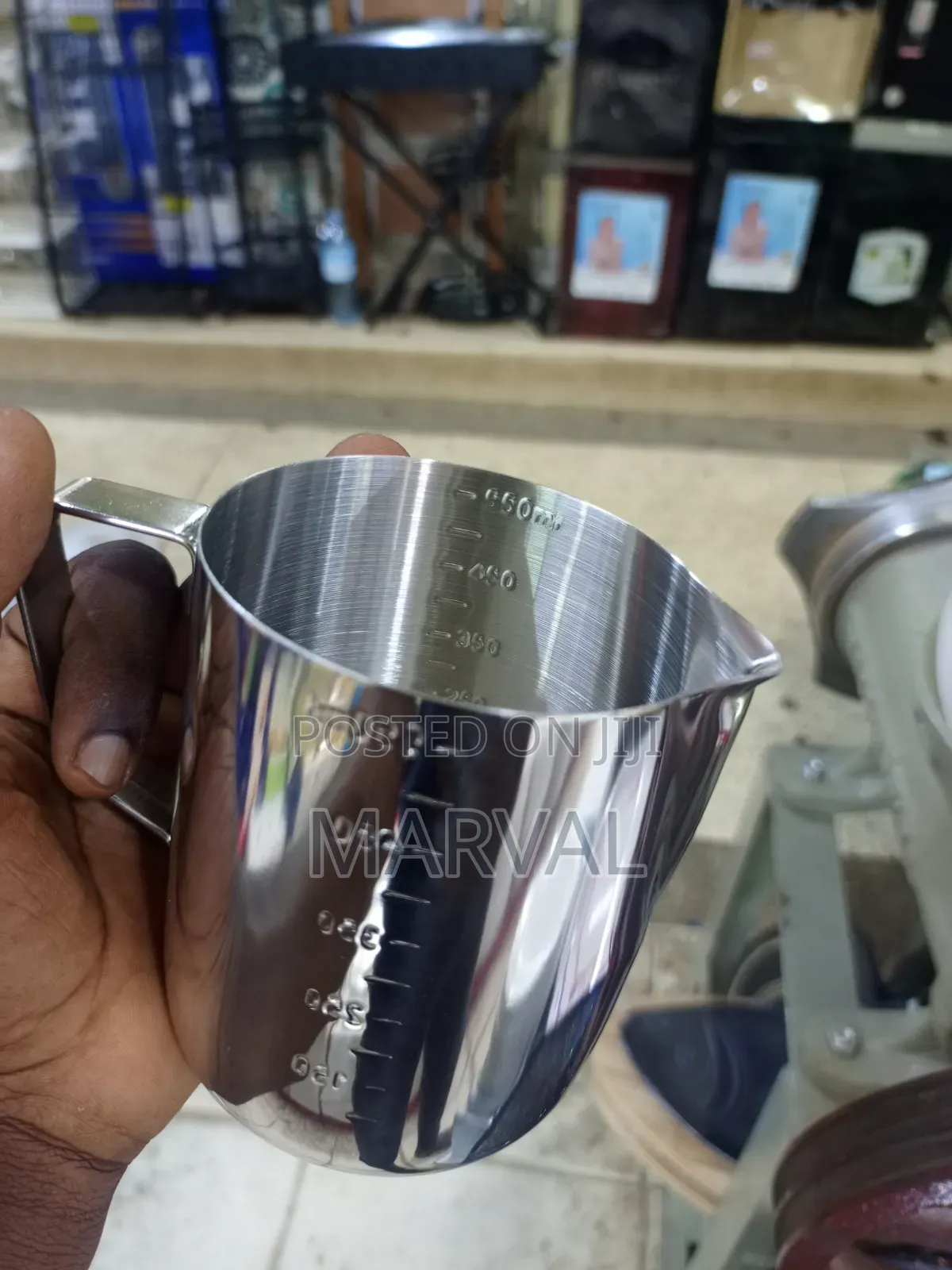 Stainless Steel Milk Frothing Jug 550ml