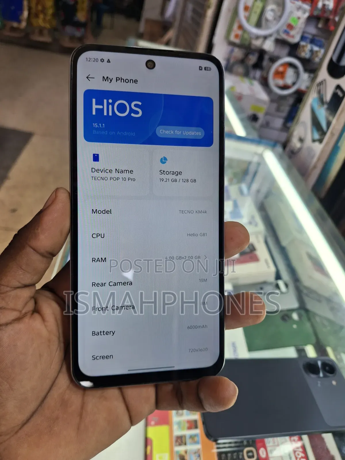 Tecno Pop 10 Pro 128 GB White