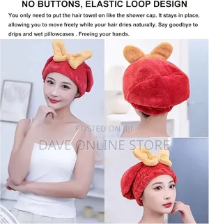 Ultra Absorbent Hair Quick Drying Towel for Women Microfiber Wrap