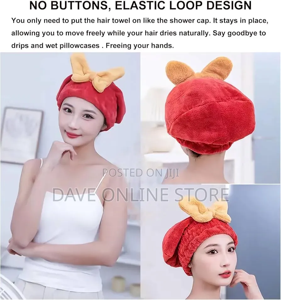 Ultra Absorbent Hair Quick Drying Towel for Women Microfiber Wrap