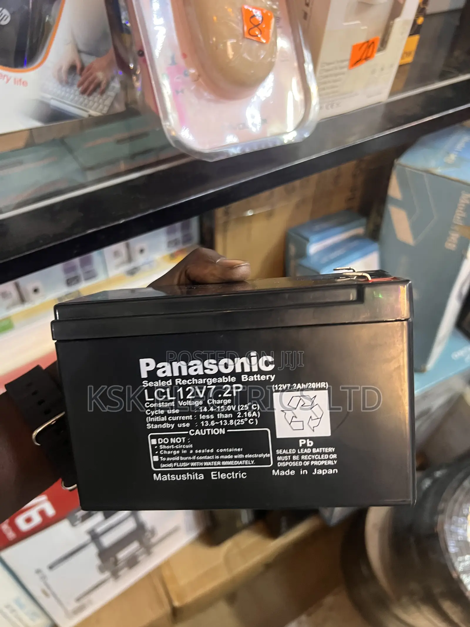 Panasonic Lead Battery 12v7.2p