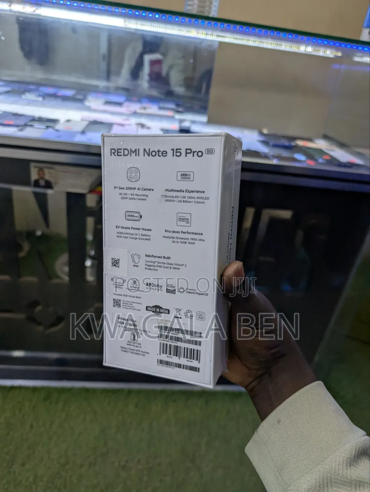 New Xiaomi Redmi Note 15 Pro 256 GB Blue