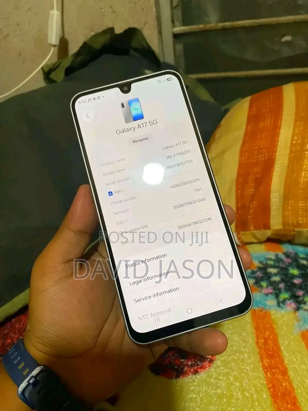 New Samsung Galaxy A17 256 GB Blue
