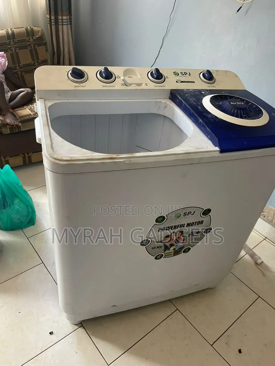 Repair for SPJ 13kg Semi-Automatic Twin Tub Washing Machine