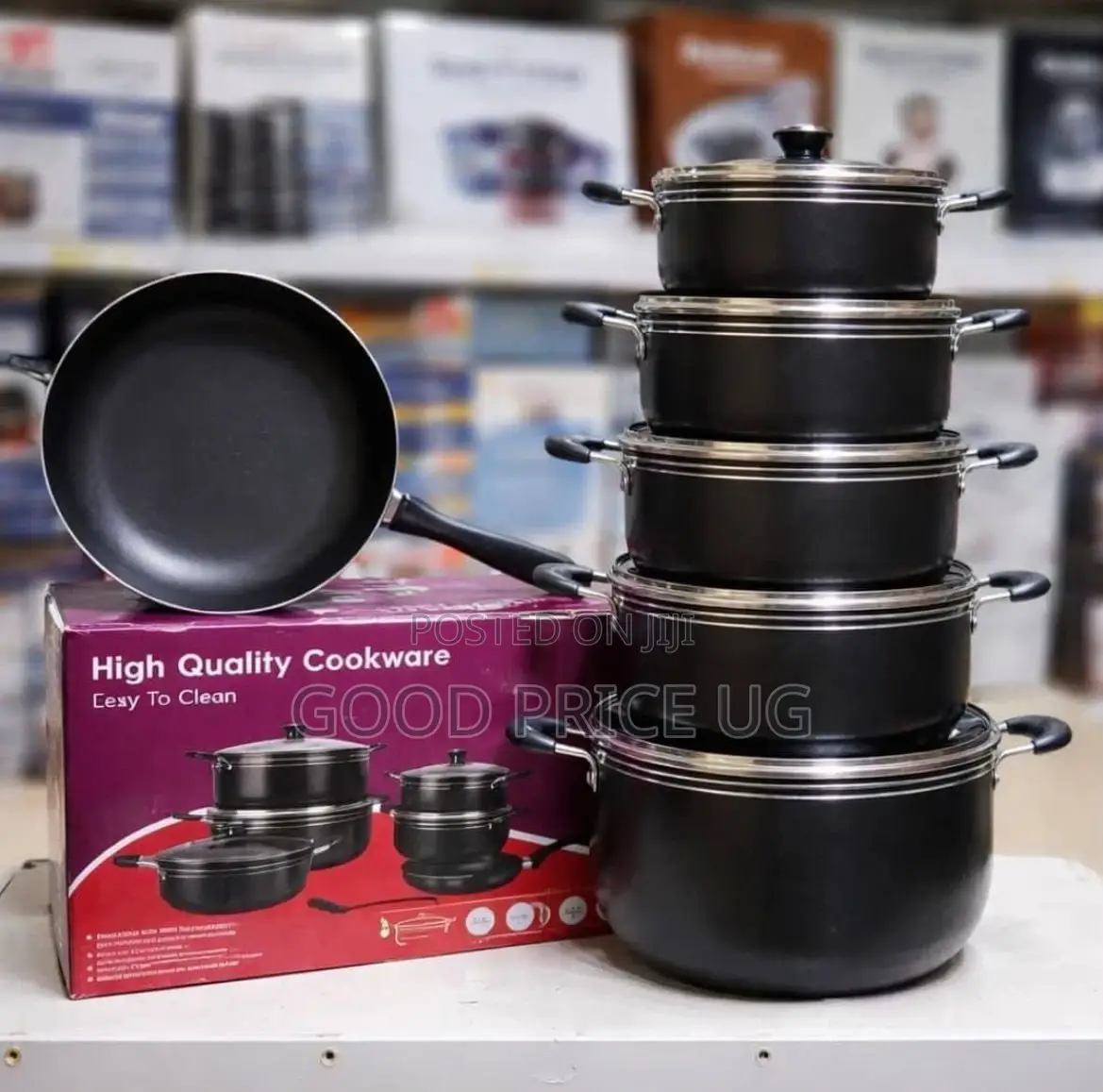 Multi-Piece Die-Cast Aluminum Non-Stick Cookware Set